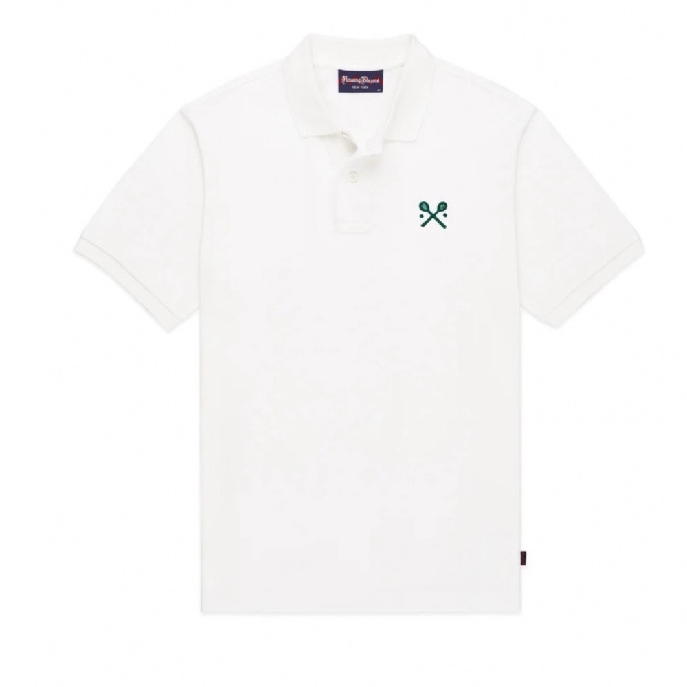 Rowing Blazers Crossed Racquets Polo‎ Shirt size small